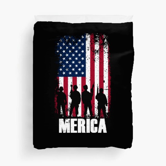 MERICA Independence Day USA 4th of July gift Duvet Covers