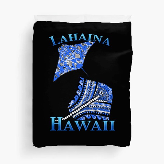 Lahaina Vacation Tribal Stingrays Duvet Covers