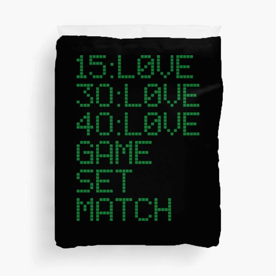 TENNIS Tennis match Duvet Covers