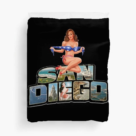 San Diego Pin Up Duvet Covers