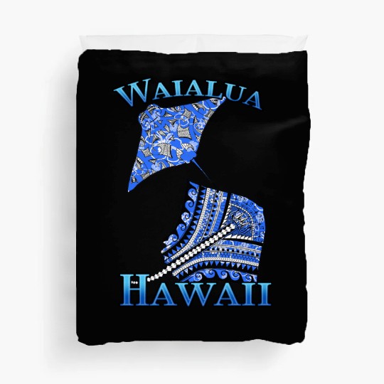Waialua Vacation Tribal Stingrays Duvet Covers