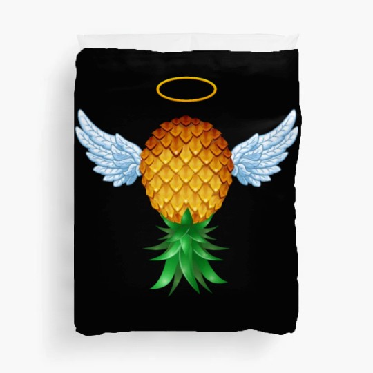 Cute Swinger Upside Down Pineapple Angel Wings Duvet Covers
