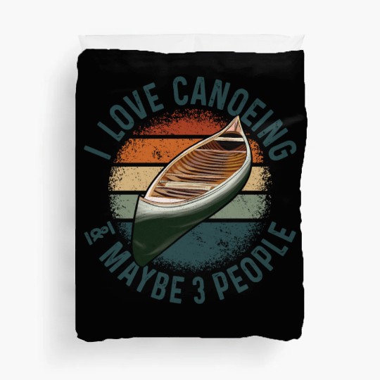 Canoe Canoeing Vintage Retro I Duvet Covers