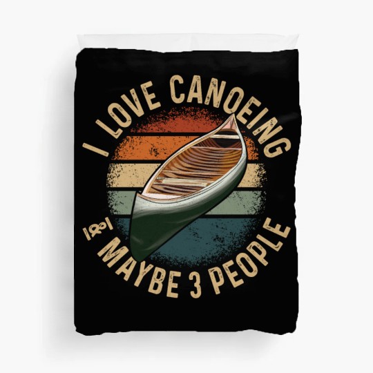 Canoe Canoeing Vintage Retro I Duvet Covers