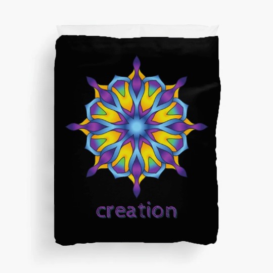 Creation Mandala Design Duvet Covers
