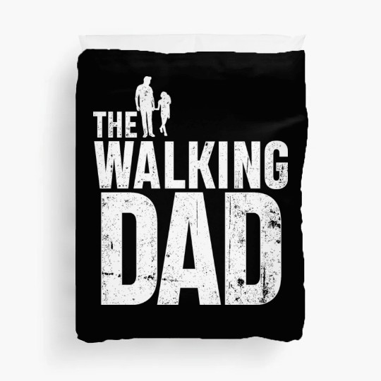 The walking dad Duvet Covers