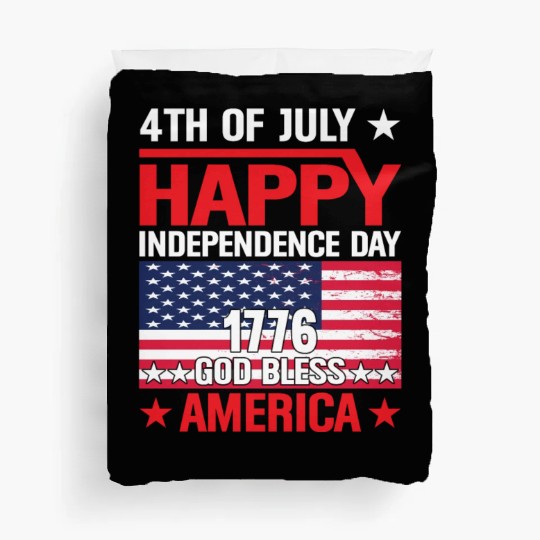 4th Of July Happy Independence Day 1776 Duvet Covers