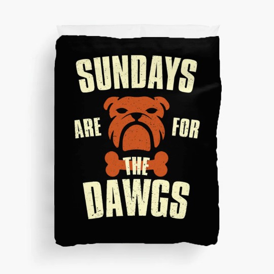 Sundays are for the dogs Cleveland Ohio Duvet Covers