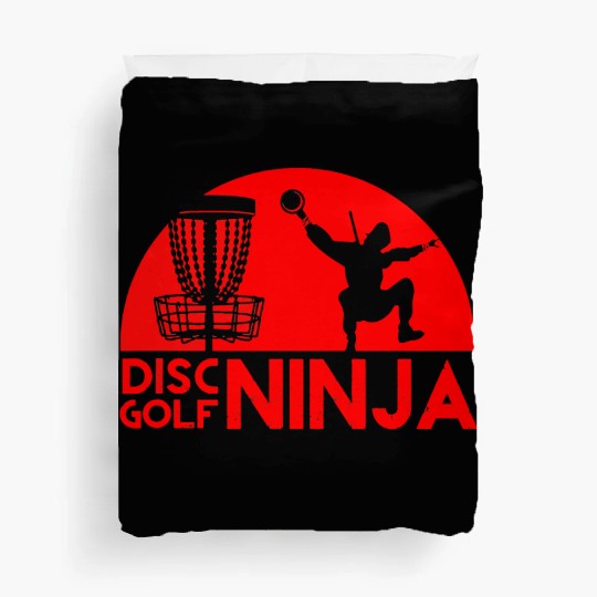 Cute Disc Golf Ninja Funny Gift For Man Women Duvet Covers