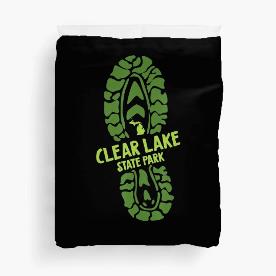 Clear Lake State Park Michigan MI Vacation Hiking Duvet Covers
