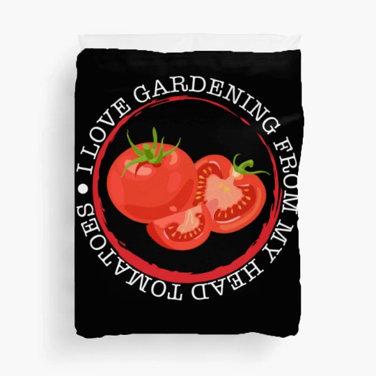 Tomato Vegetable Duvet Covers, I Love Gardening From My
