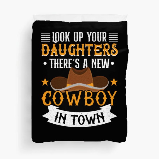 Cowboy Barn Bull Rider Rodeo Country Western Movie Duvet Covers