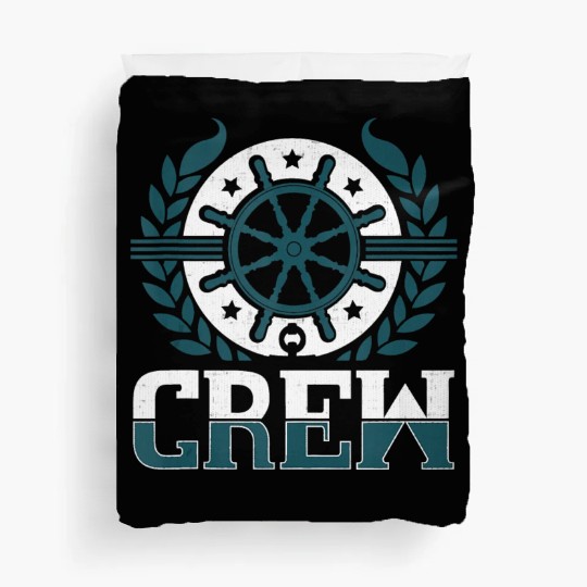Crew Cruise Ship Sail Boating Ship Vacation Duvet Covers
