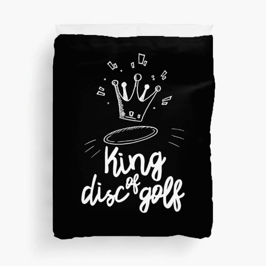 Nice King of Disc Golf Duvet Covers Duvet Covers Apparel Outfit