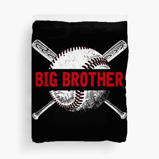 Big Baseball Brother Son Baseball Player Duvet Covers