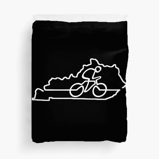Kentucky Cycling Cyclist Gift Bike Road Racing Duvet Covers