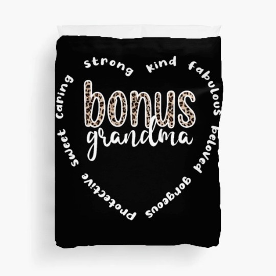 Bonus Grandma Appreciation Bonus Grandmother Gift Duvet Covers