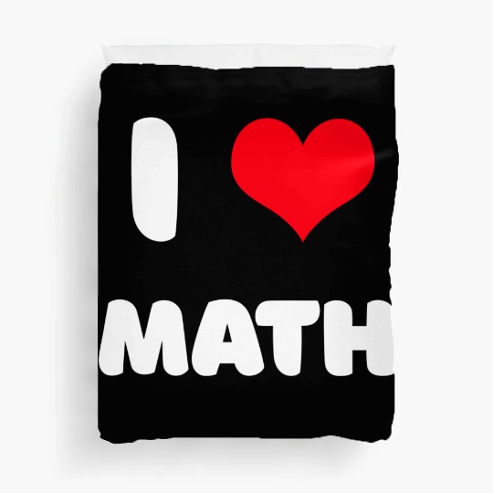I love math Duvet Covers