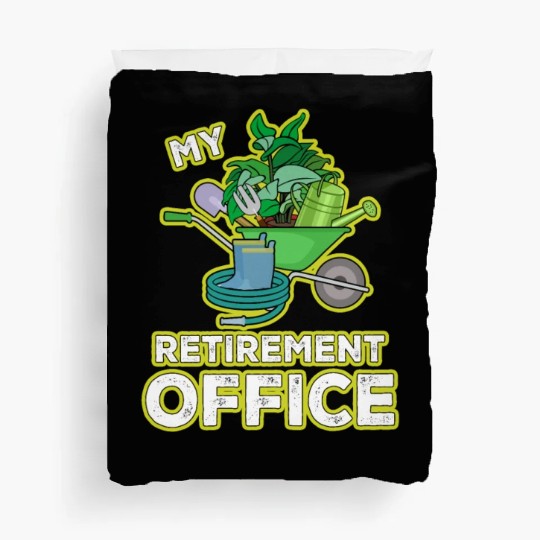 Retirement Office Gardening Gift Duvet Covers