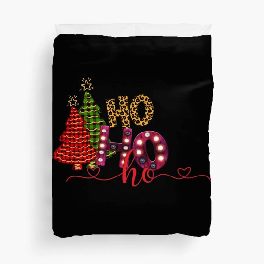Ho Ho Ho snow tree Duvet Covers