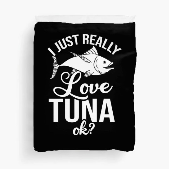 Red Tuna Fish Bluefin Fishing Salad Duvet Covers