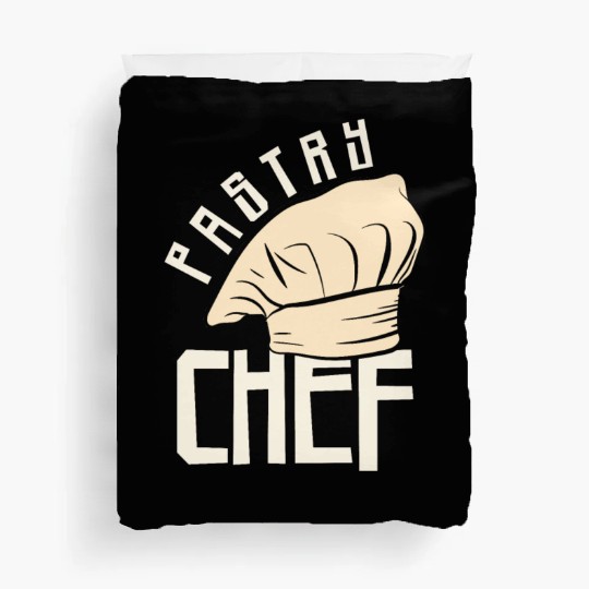 Pastry Chef Skull Baking Pastry Baked Goods Duvet Covers