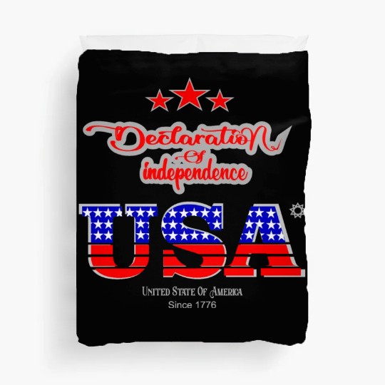 Declaration of Independence 1776 -Independence Day Duvet Covers