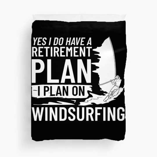 Windsurfing Board Sail Paddle Windsurfer Duvet Covers