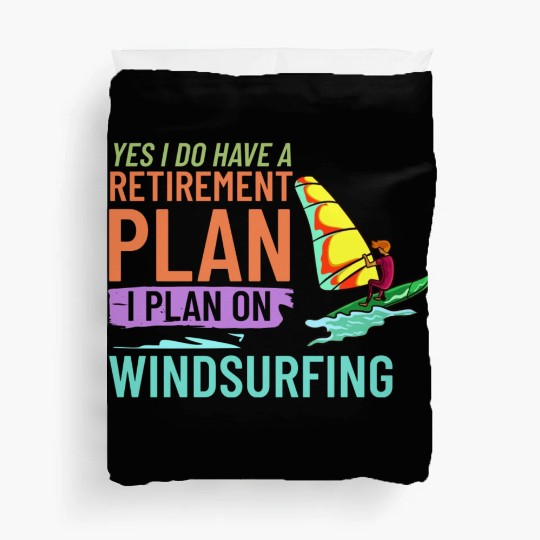 Windsurfing Board Sail Paddle Windsurfer Duvet Covers