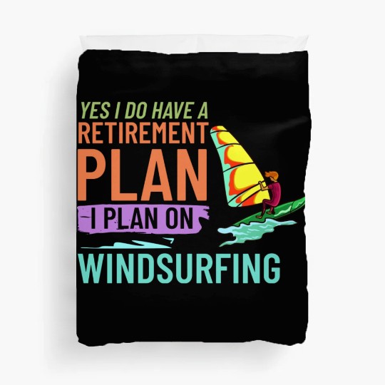 Windsurfing Board Sail Paddle Windsurfer Duvet Covers