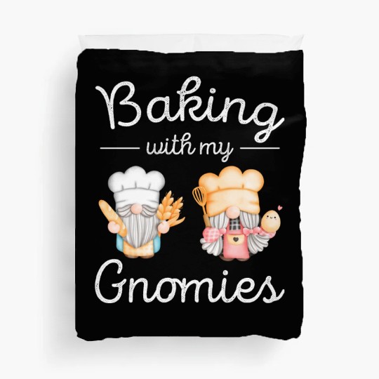 Gnomes Baking Women Funny Gnome Lover Duvet Covers