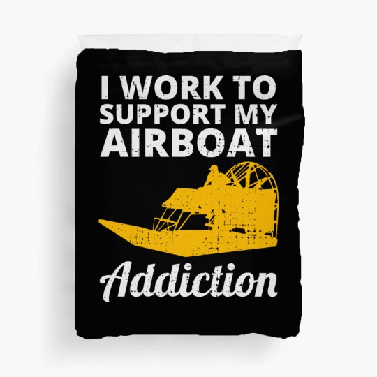 Airboat Fanboat Airboating Planeboat Swamp boat Duvet Covers