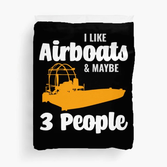 Airboat Fanboat Airboating Planeboat Swamp boat Duvet Covers