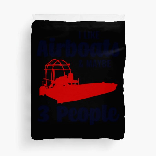 Airboat Fanboat Airboating Planeboat Swamp boat Duvet Covers