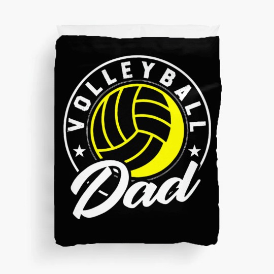 Volleyball Lovers Volleyball Dad Duvet Covers