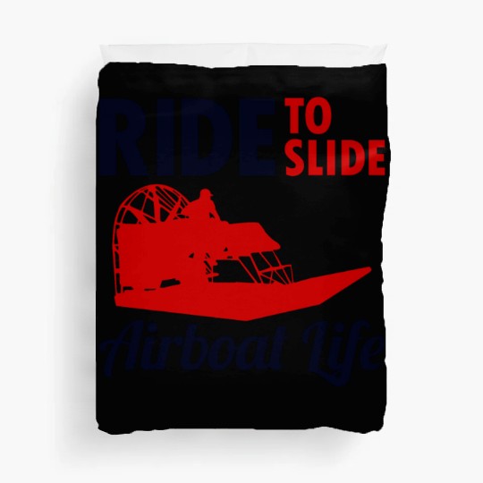 Airboat Fanboat Airboating Swamp boat Race Ride Duvet Covers
