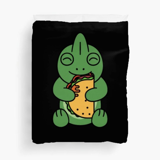 Chameleon Taco Lover Duvet Covers