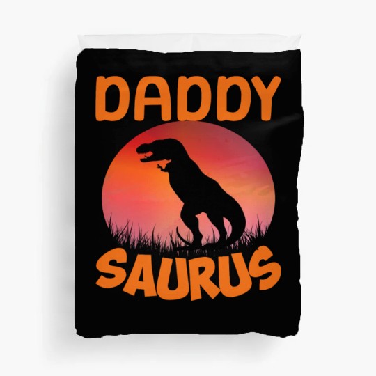 Daddysaurus Papasaurus Duvet Covers
