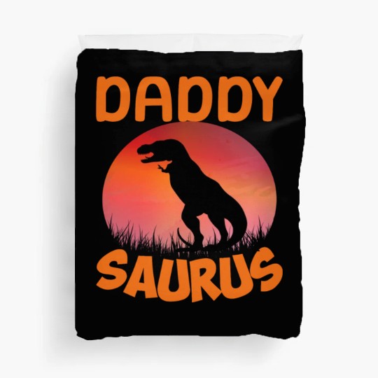 Daddysaurus Papasaurus Duvet Covers