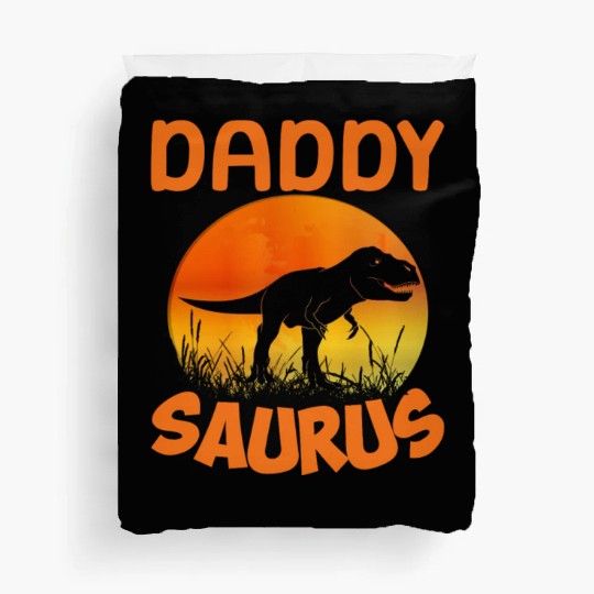 Daddysaurus Papasaurus Duvet Covers