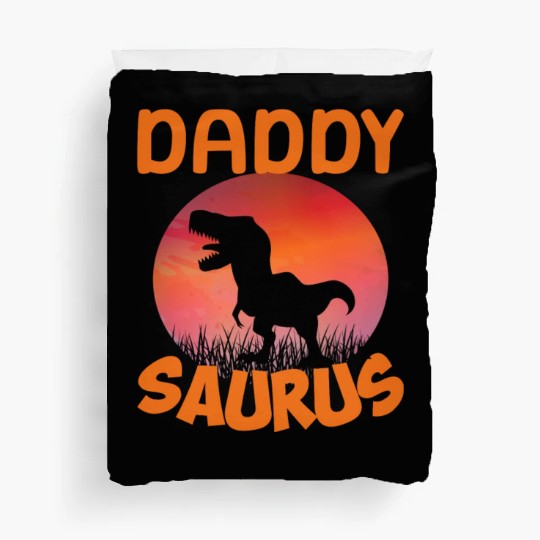 Daddysaurus Papasaurus Duvet Covers