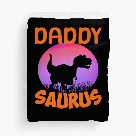 Daddysaurus Papasaurus Duvet Covers