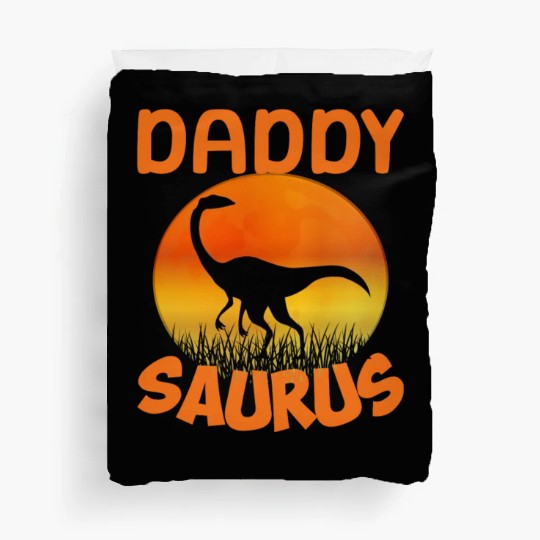 Daddysaurus Papasaurus Duvet Covers