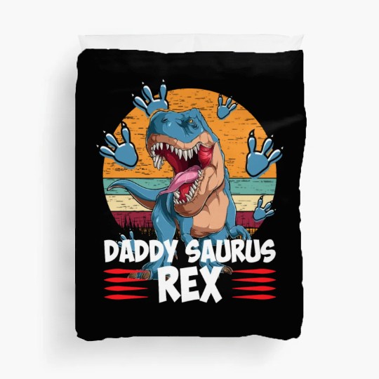 Daddysaurus Papasaurus Duvet Covers