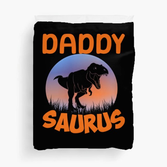 Daddysaurus Papasaurus Duvet Covers