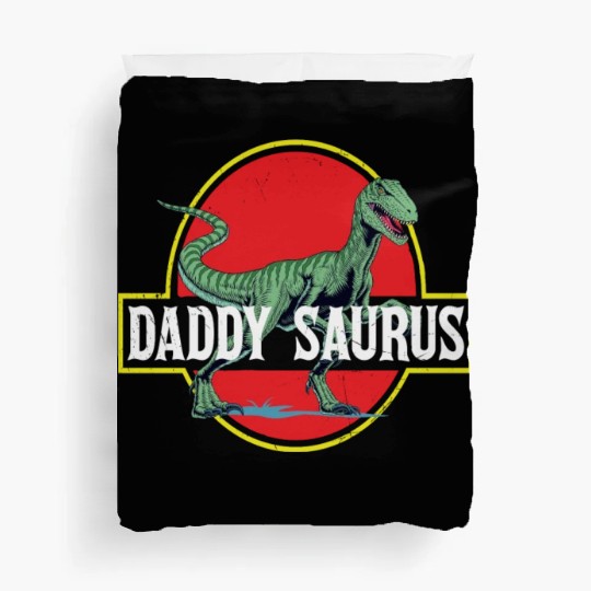 Daddysaurus Papasaurus Duvet Covers