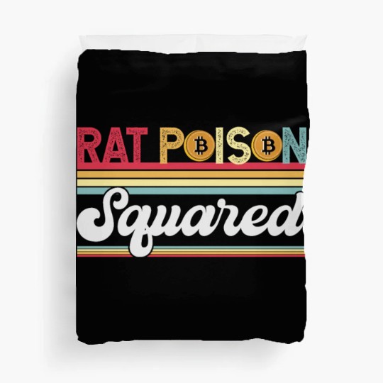 Rat Poison Squared Duvet Covers