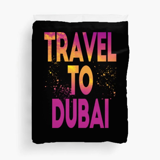 Travel To Dubai Duvet Covers