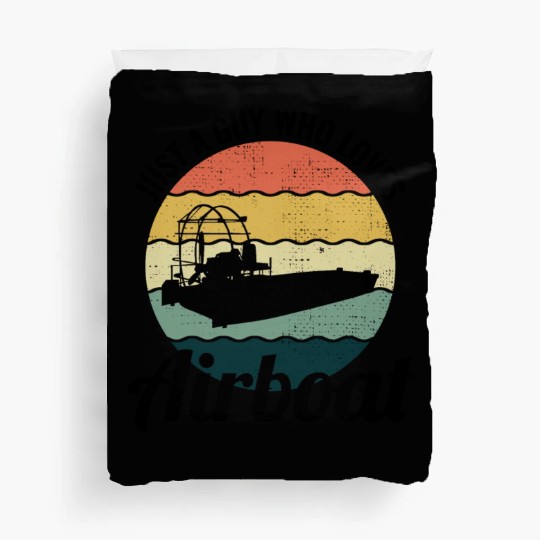 Airboat Fanboat Airboating Planeboat Swamp boat Duvet Covers
