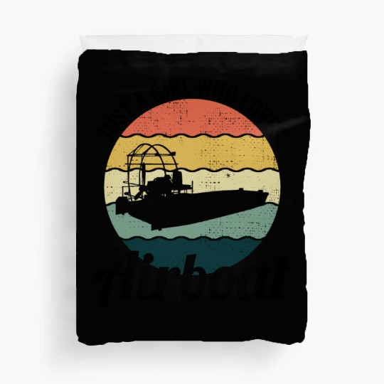 Airboat Fanboat Airboating Planeboat Swamp boat Duvet Covers